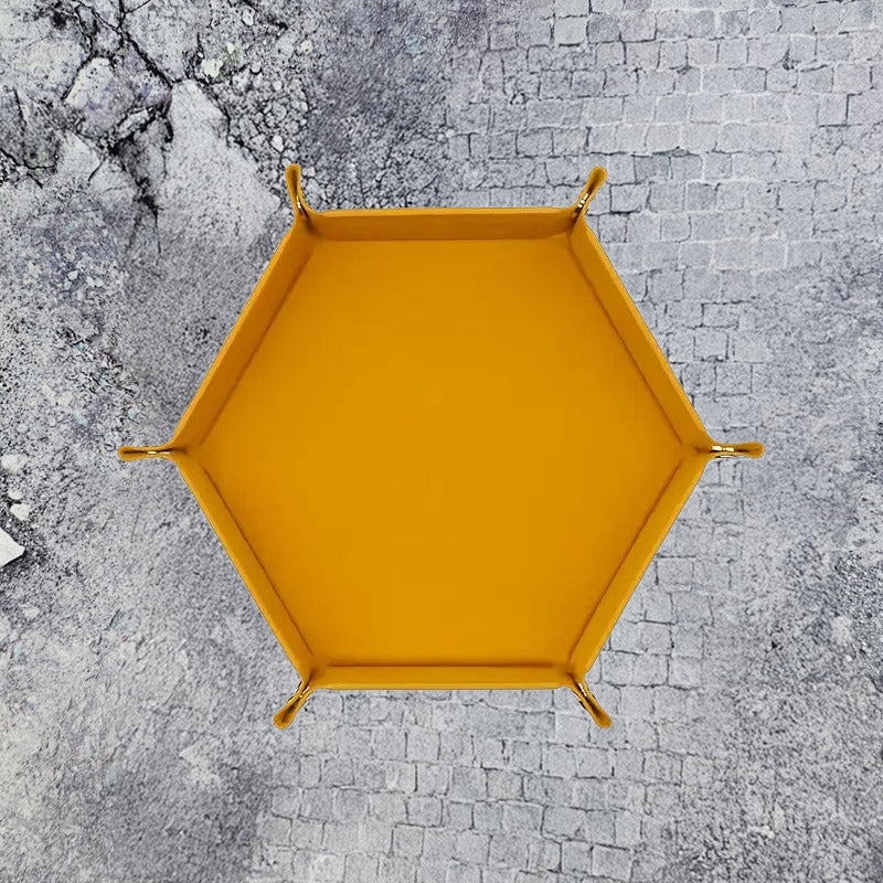 Customizable Hexagonal Yellow Track