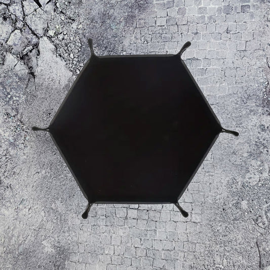 Pista nera esagonale personalizzabile