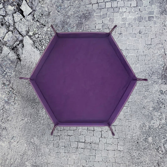 Pista esagonale viola personalizzabile