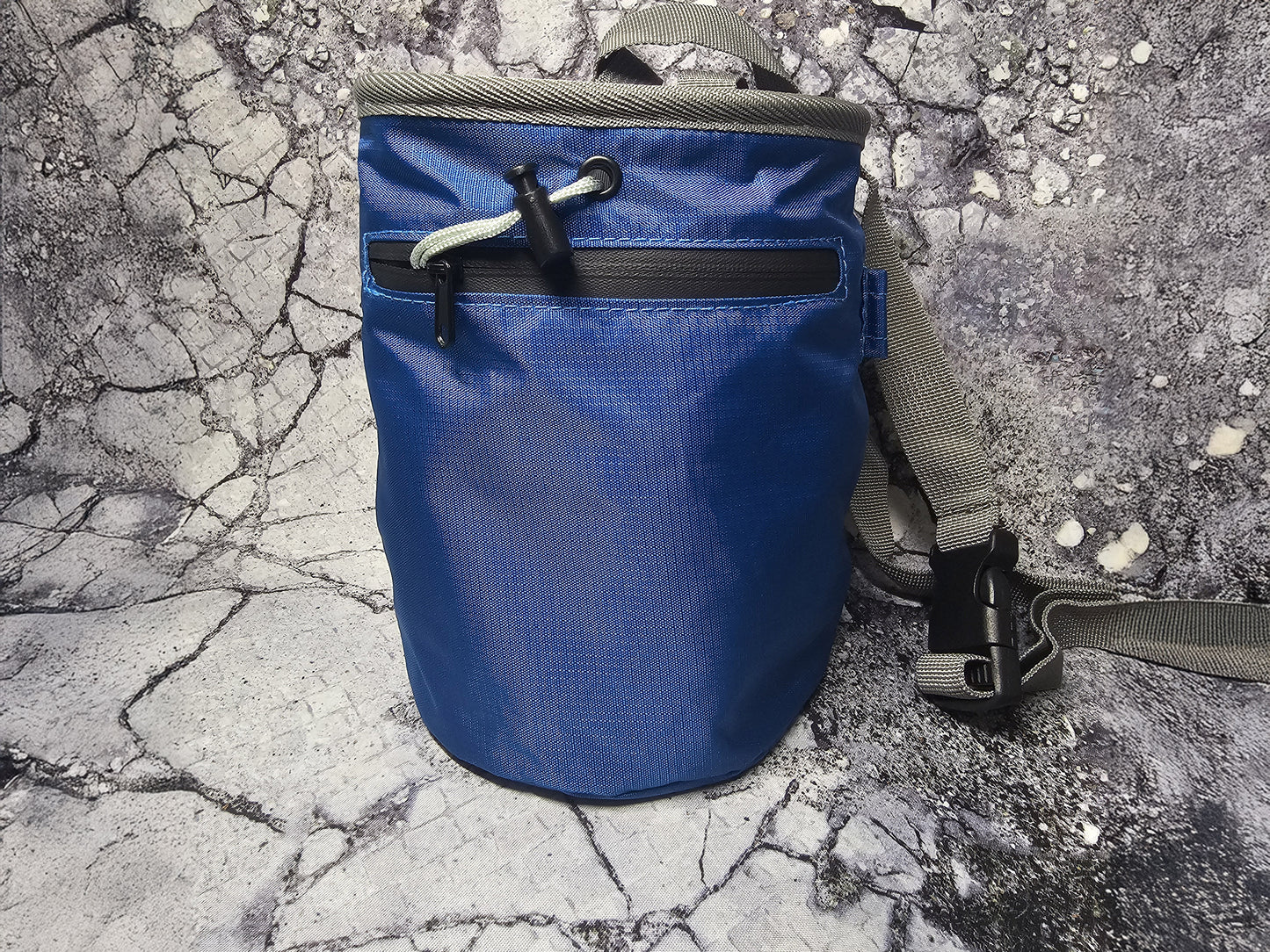 Sacchetto per dadi blu personalizzabile