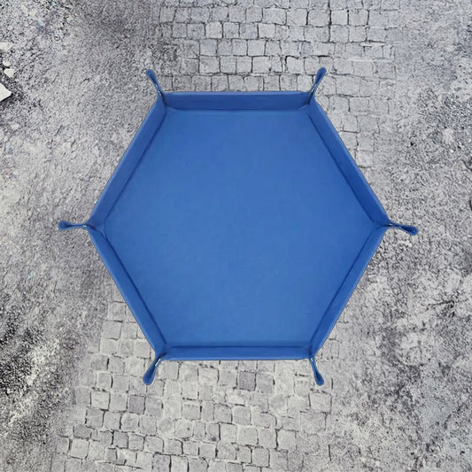 Binario esagonale azzurro personalizzabile