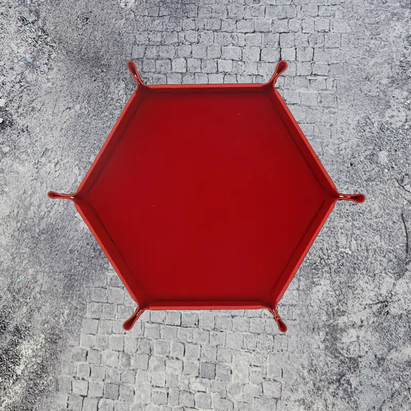 Customizable Hexagonal Red Track