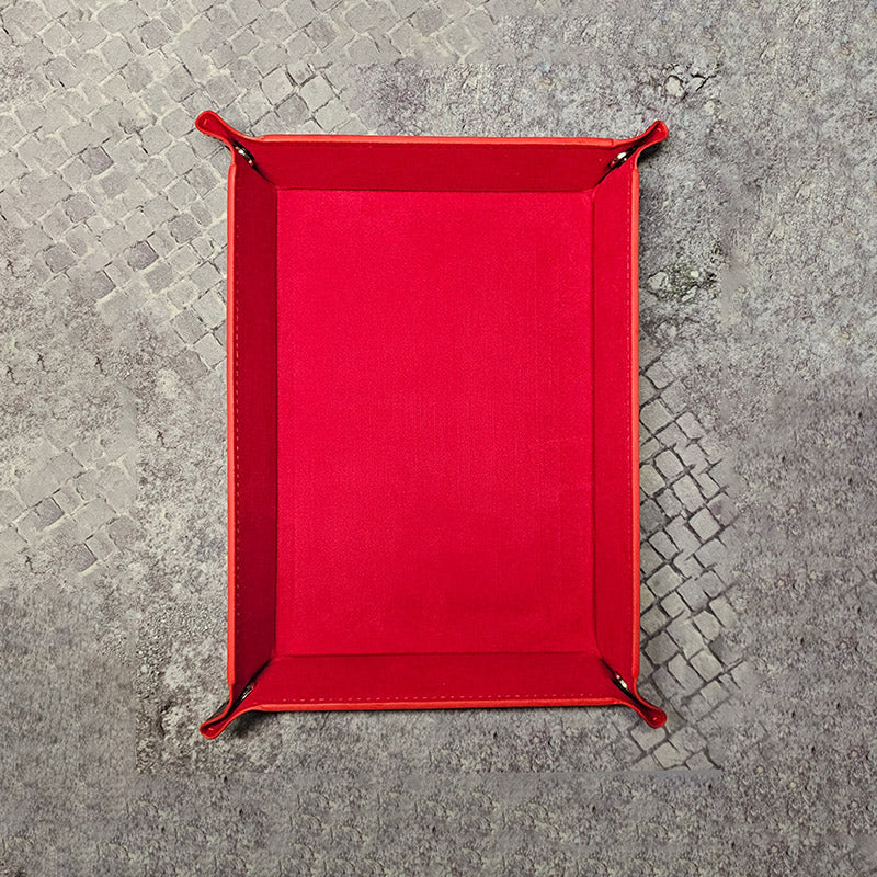 Customizable Rectangular Red Track